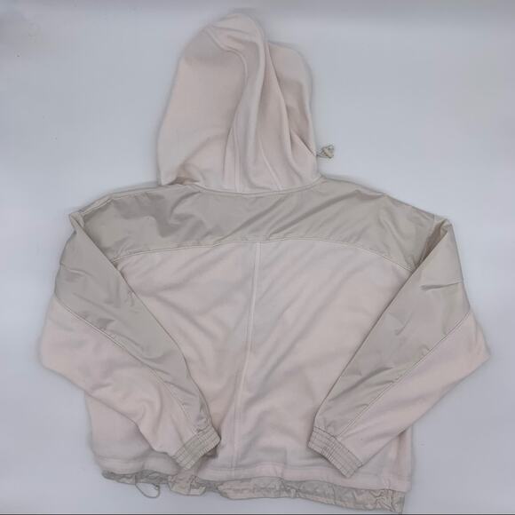 Athleta Zion Micro fleece 1/2 Zip Sweatshirt in Pearl- M - Picture 3 of 8